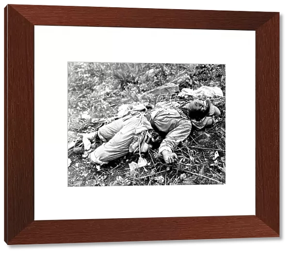 A Chinese soldier killed during the Korean War