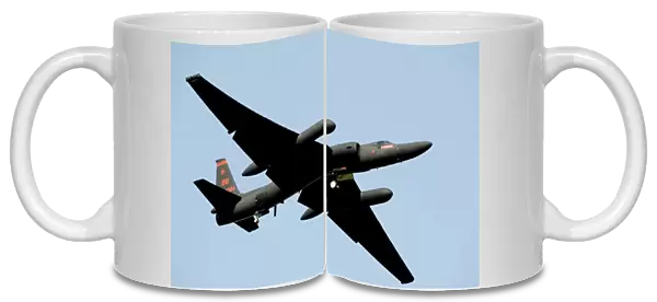 A U-2 Dragon Lady takes off from Osan Air Base, South Korea