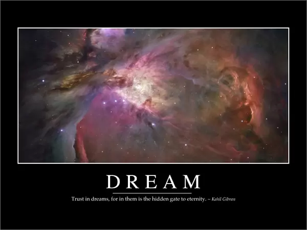 Dream: Inspirational Quote and Motivational Poster
