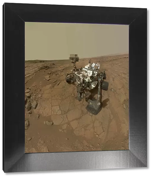 Self-portrait of Curiosity rover on the surface of Mars
