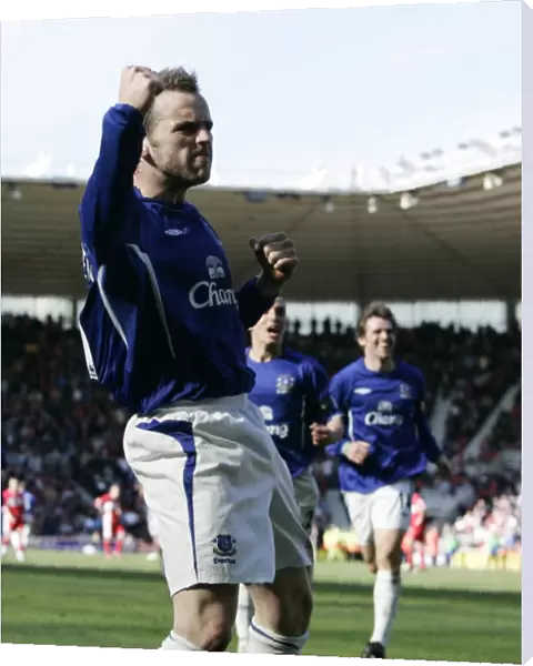 James McFadden's Debut Goal: Everton's Triumph at Middlesbrough, FA Barclays Premiership 05 / 06