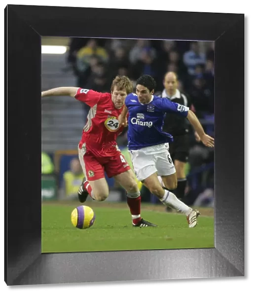Mikel Arteta vs. Andy Todd: A Battle at Goodison Park - Everton vs. Blackburn Rovers, FA Barclays Premiership, 10 / 02 / 07