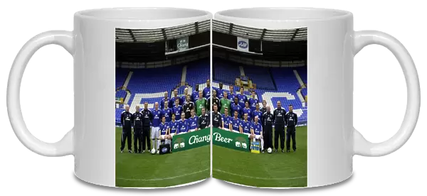 Everton Football Club 2007-08 Season: First Team Line-Up at Goodison Park