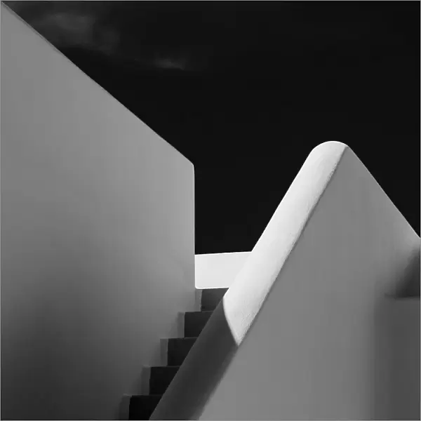 staircase bw