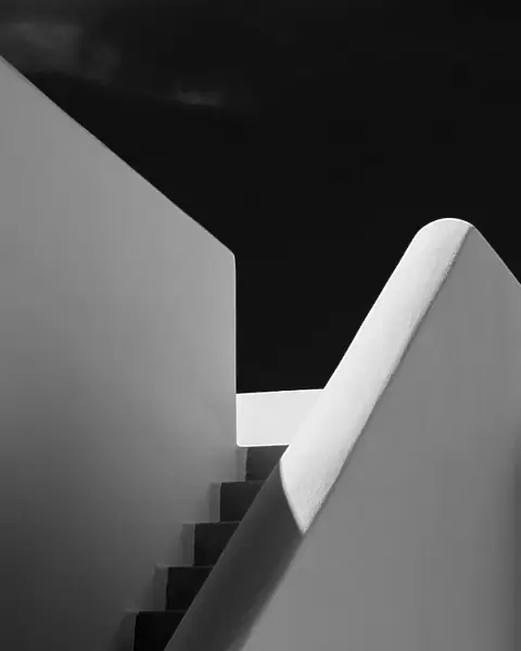 staircase bw
