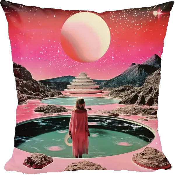 Space Collage Surreal Art