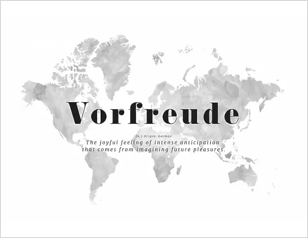 Vorfreude world map