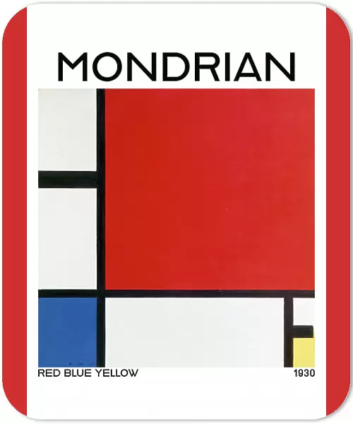 Composition with Red, Blue, and Yellow 1930