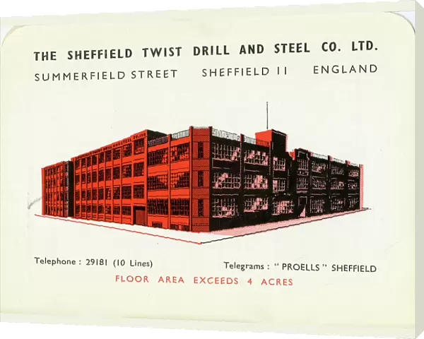 Dormer  /  The Sheffield Twist Drill and Steel Co. Ltd. Summerfield Street, 1957