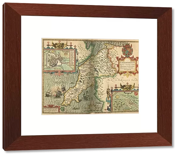John Speed's map of Caernarfonshire, 1611