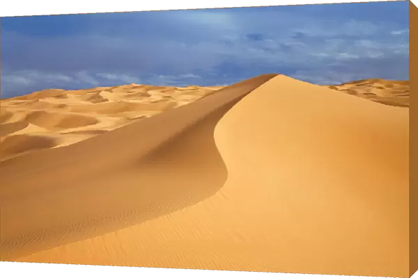 Sand dunes in the Libyan desert, Sahara, Libya, North Africa, December 2007