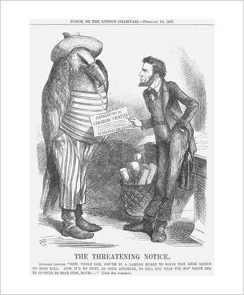 The Threatening Note, 1865. Artist: John Tenniel