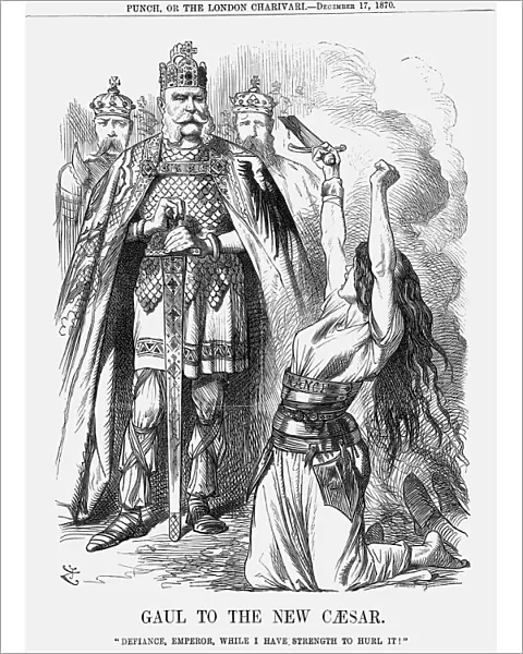 Gaul to the New Caesar, 1870. Artist: Joseph Swain