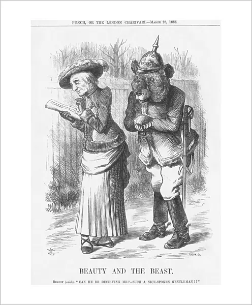 Beauty and the Beast, 1885. Artist: Joseph Swain