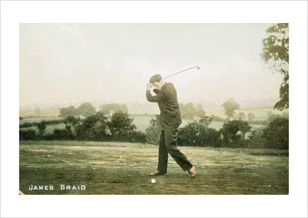 James Braid, Scottish golfer, c1910
