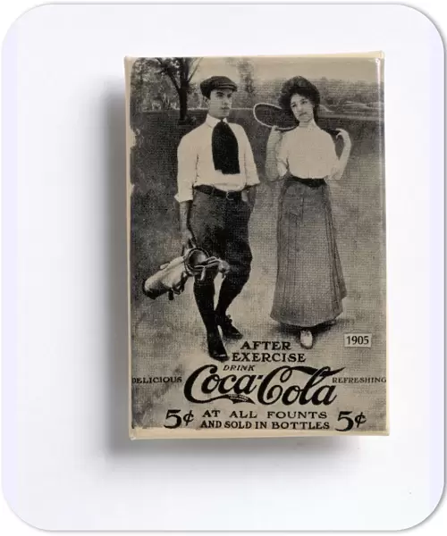 Coca-Cola advertisement with a golfing theme, c1905