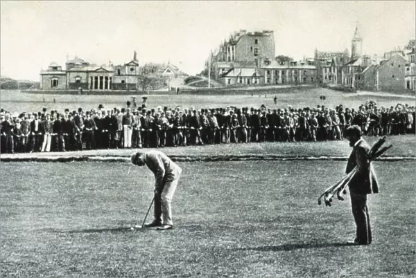 Golfers at the Open Championship, St Andrews, Scotland, 1890