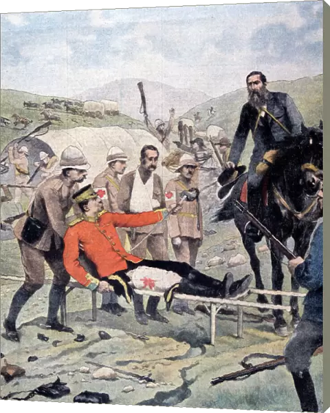 General Methuen surrendering to de la Rey, 2nd Boer War, 7 March 1902