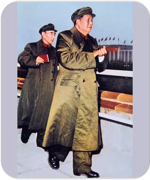 Mao Zedong and Lin Biao, China, c1966