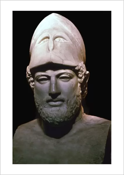 Marble bust of the Athenian statesman Pericles, 5th century BC