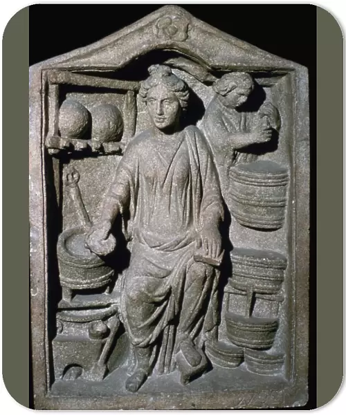 Roman relief of a Pharmacy Shop