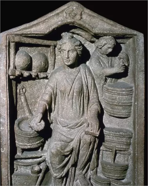 Roman relief of a Pharmacy Shop