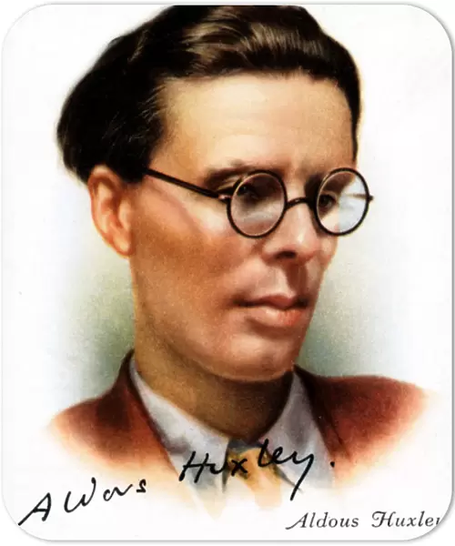 Aldous Leonard Huxley (1894-1963), English essayist and novelist, 1927