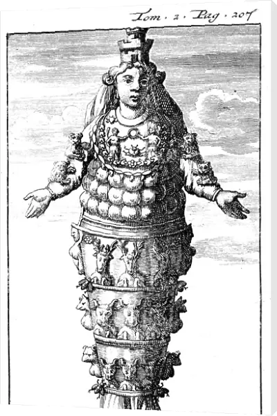 Cybele, or Magna Mater (Great Mother), Phrygian  /  Roman goddess, 1702