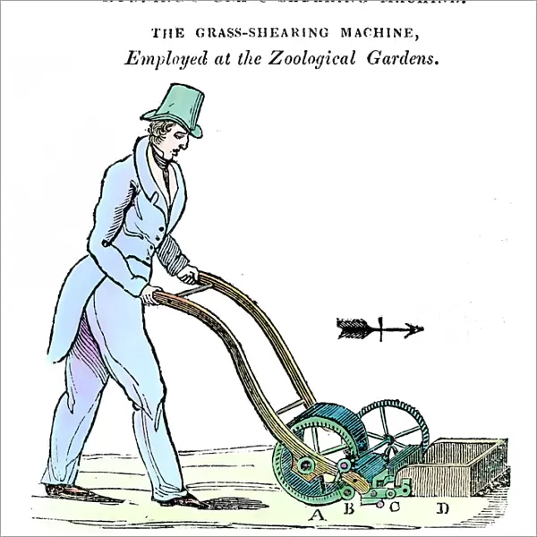 Buddings Grass-shearing Machine, c1832
