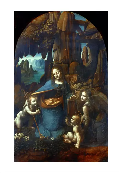 The Virgin of the Rocks, 1491-1519. Artist: Leonardo da Vinci