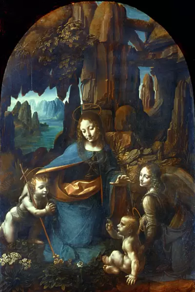 The Virgin of the Rocks, 1491-1519. Artist: Leonardo da Vinci