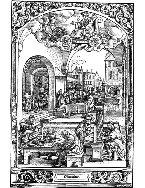 Mercury, 1531. Artist: Sebald Beham