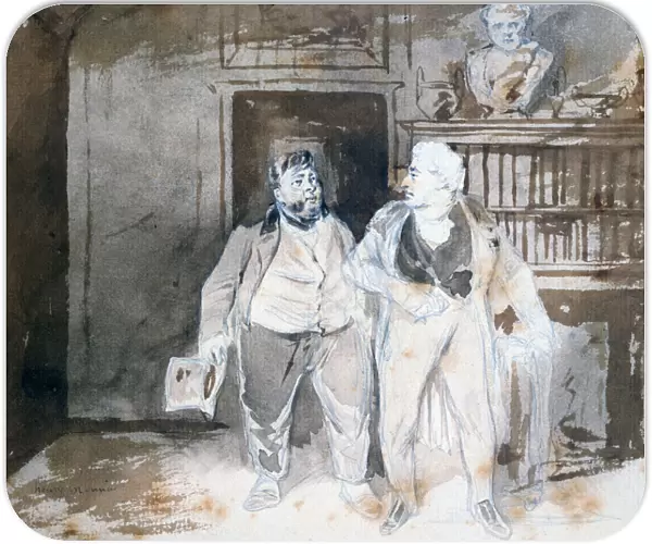 Two Characters, c1825-1877. Artist: Henry Bonaventure Monnier