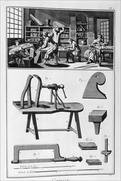 Case-makers, 1751-1777. Artist: Denis Diderot