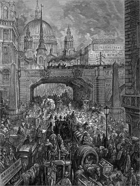 Ludgate Hill, London, 1872