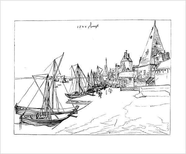 Port of Antwerp in 1520