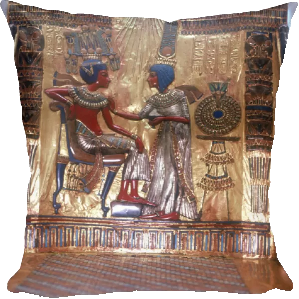 Detail of Chair from tomb of Tutankhamun