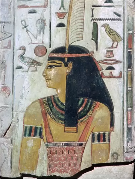 Papyrus image of the goddess Maat