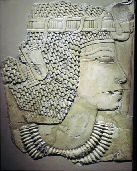 Egyptian relief of a pharaoh
