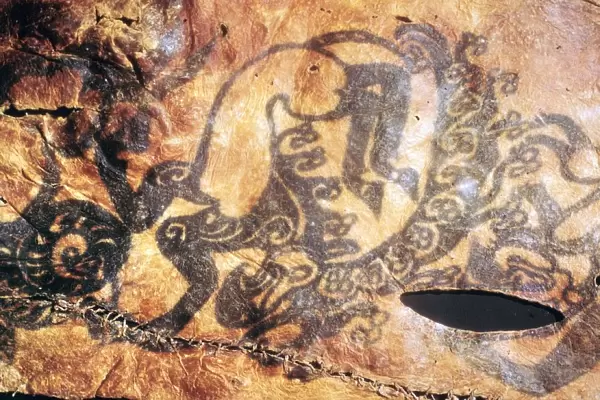 Scythian tattoo of fabulous beasts, 5th century BC