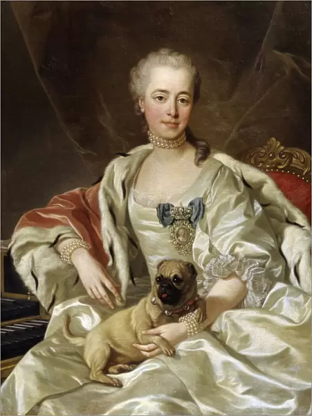 Portrait of Countess Ekaterina Golitsyna, 1759. Artist: Louis Michel van Loo