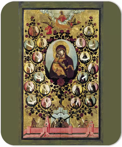 Apotheosis of the Virgin of Vladimir, 1668