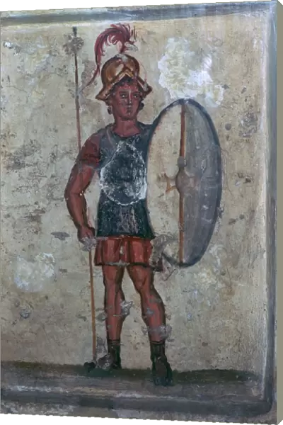 Wall-painting of a Hellenistic soldier, 3rd century BC
