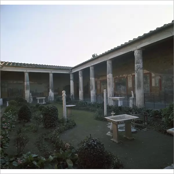House of the Vettii in the Roman town of Pompeii, 1st century