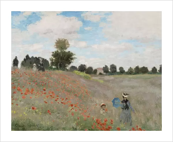 Poppy Field, 1873. Artist: Monet, Claude (1840-1926)