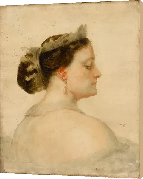 Portrait of Mathilde Bonaparte (1820-1904), Princesse Francaise. Artist: Couture, Thomas (1815-1879)