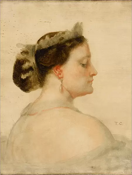 Portrait of Mathilde Bonaparte (1820-1904), Princesse Francaise. Artist: Couture, Thomas (1815-1879)