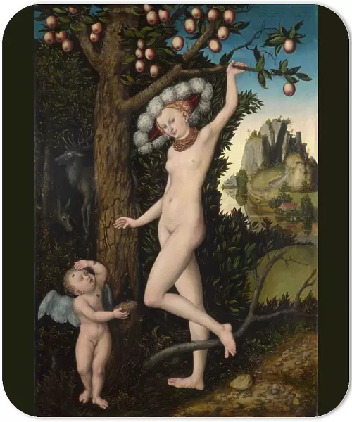 Cupid complaining to Venus, c. 1525. Artist: Cranach, Lucas, the Elder (1472-1553)