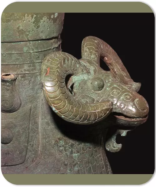Chinese bronze ritual vessel, 12th century BC