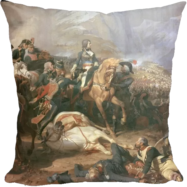 Painting of Napoleon at the battle of Rivoli, 18th century